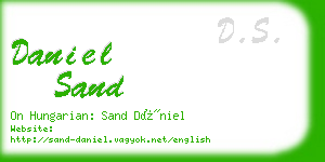 daniel sand business card